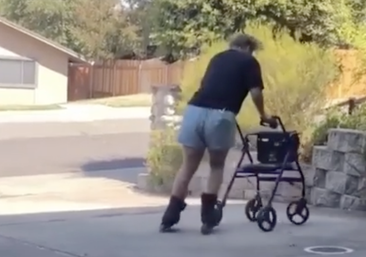 TRENDING NOW: Inline skates and walker don't mix | iNFOnews.ca